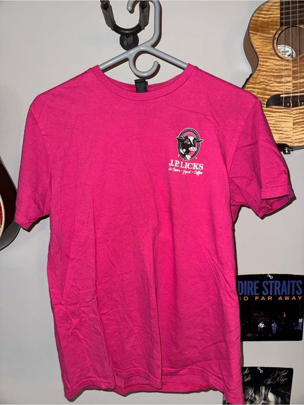 Hot Pink Short-Sleeve Crewneck T-Shirt - Men